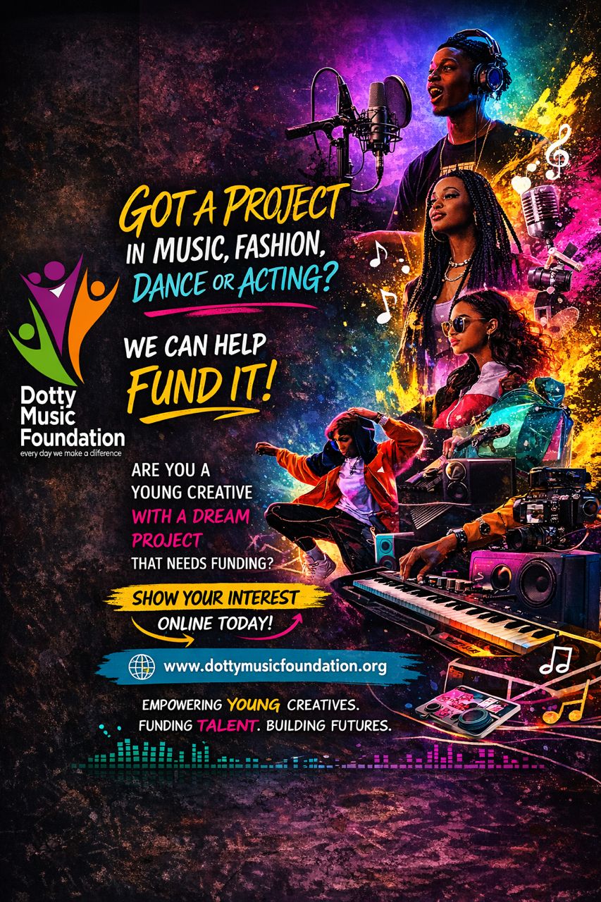 Dotty Music Foundation Funding Flyer